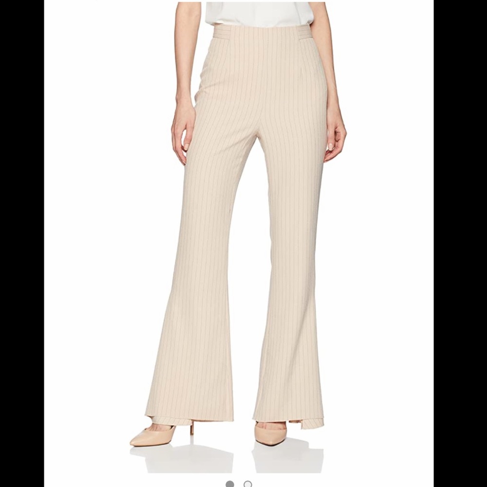 C/Meo Collective Flare Pinstripe Pants